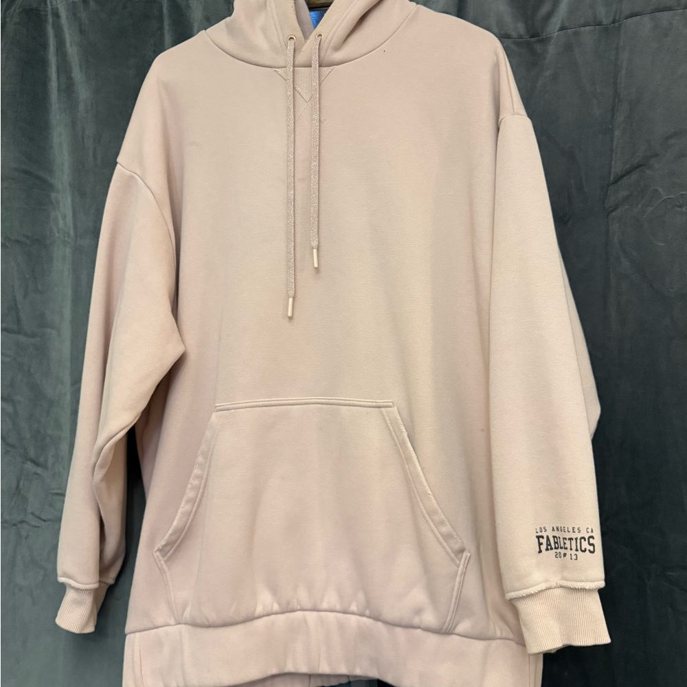 Fabletics Women's Light Pink Oversized Hoodie